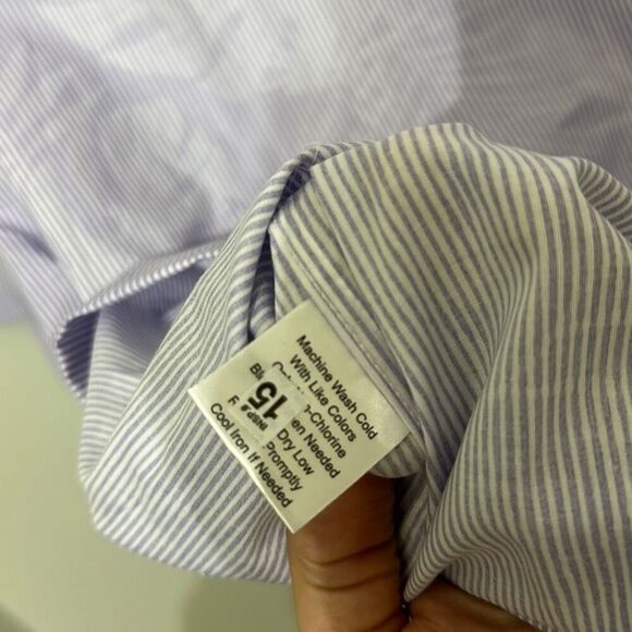 NWT Pronto Uomo Purple Floral Pinstripe Modern Fit‎ Button Up Shirt XXL - Picture 7 of 7